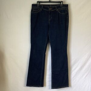 Vera Wang Women's Dark Blue Jeans Boot Cut Size 10